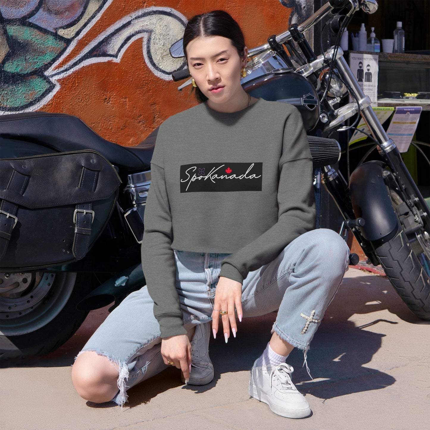 Women's Cropped Sweatshirt